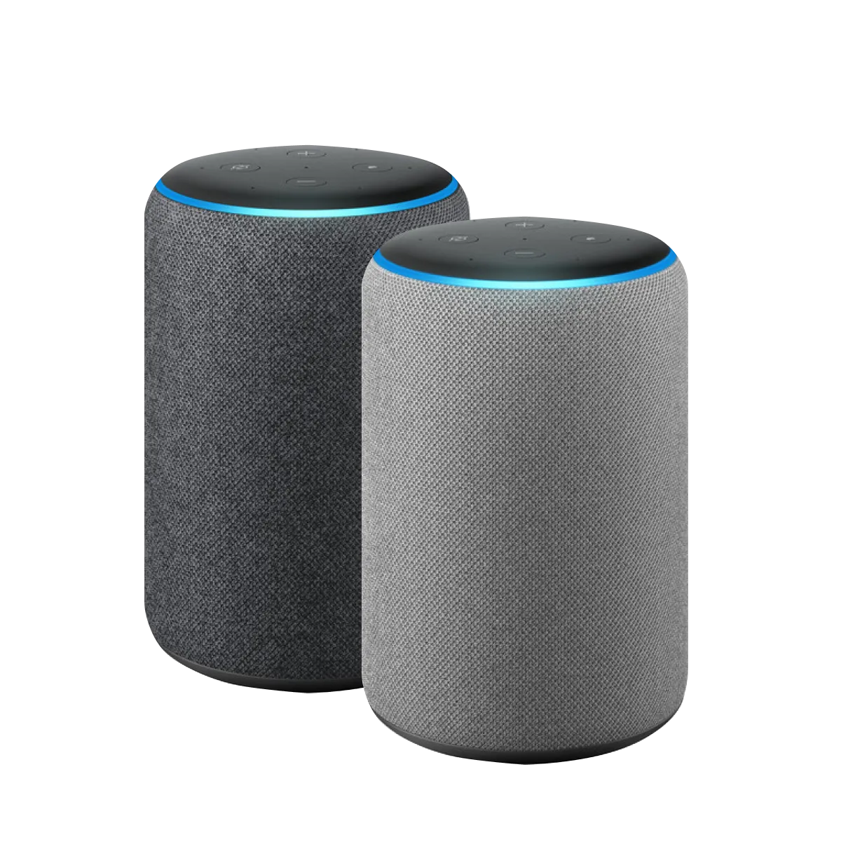 Two Alexa smart speakers