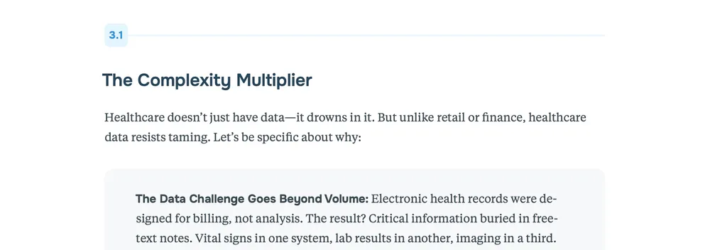 Preview of the Pragmatic AI in Healthcare whitepaper